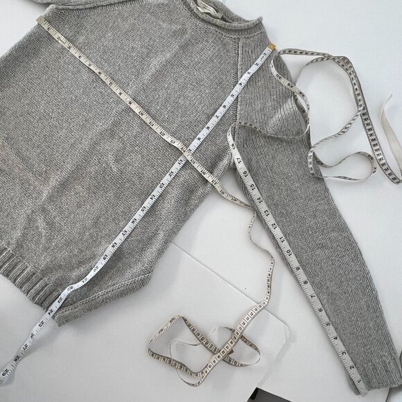 Banana Republic Sunday Sunday Wool Blend Grey Raglan Knit Crewneck Sweater Sz XS - Picture 12 of 13
